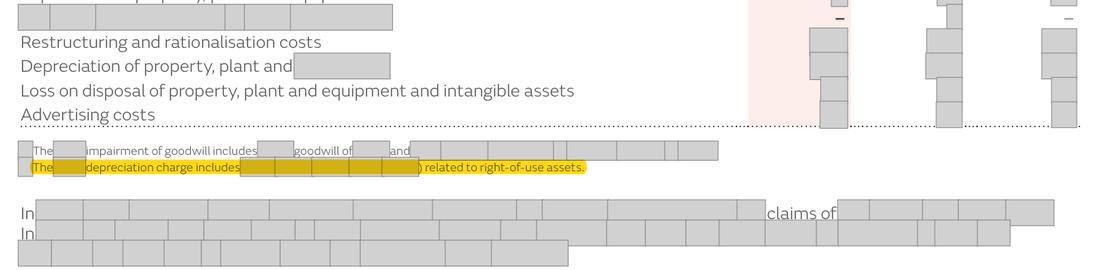 Masked extract from the Annual Report 2024, page 204