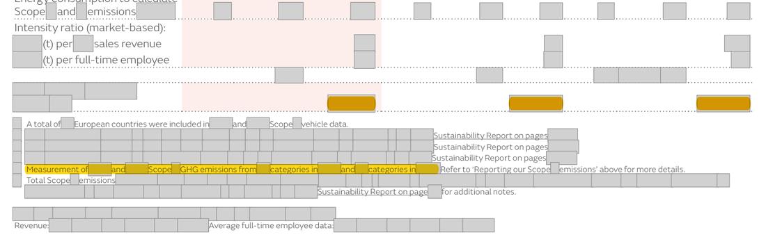 Masked extract from the Annual Report 2024, page 77