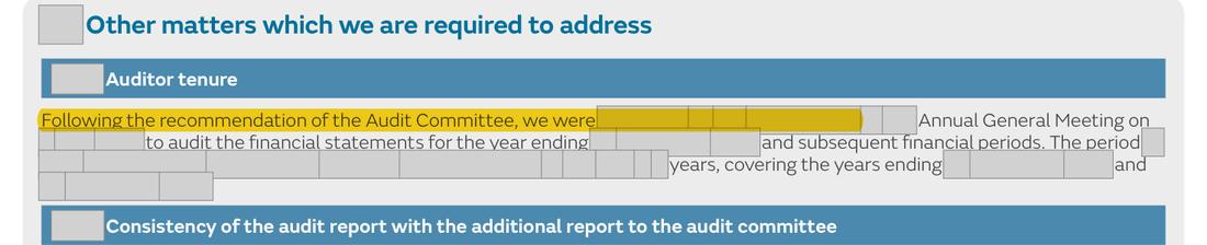 Masked extract from the Annual Report 2025, page 210