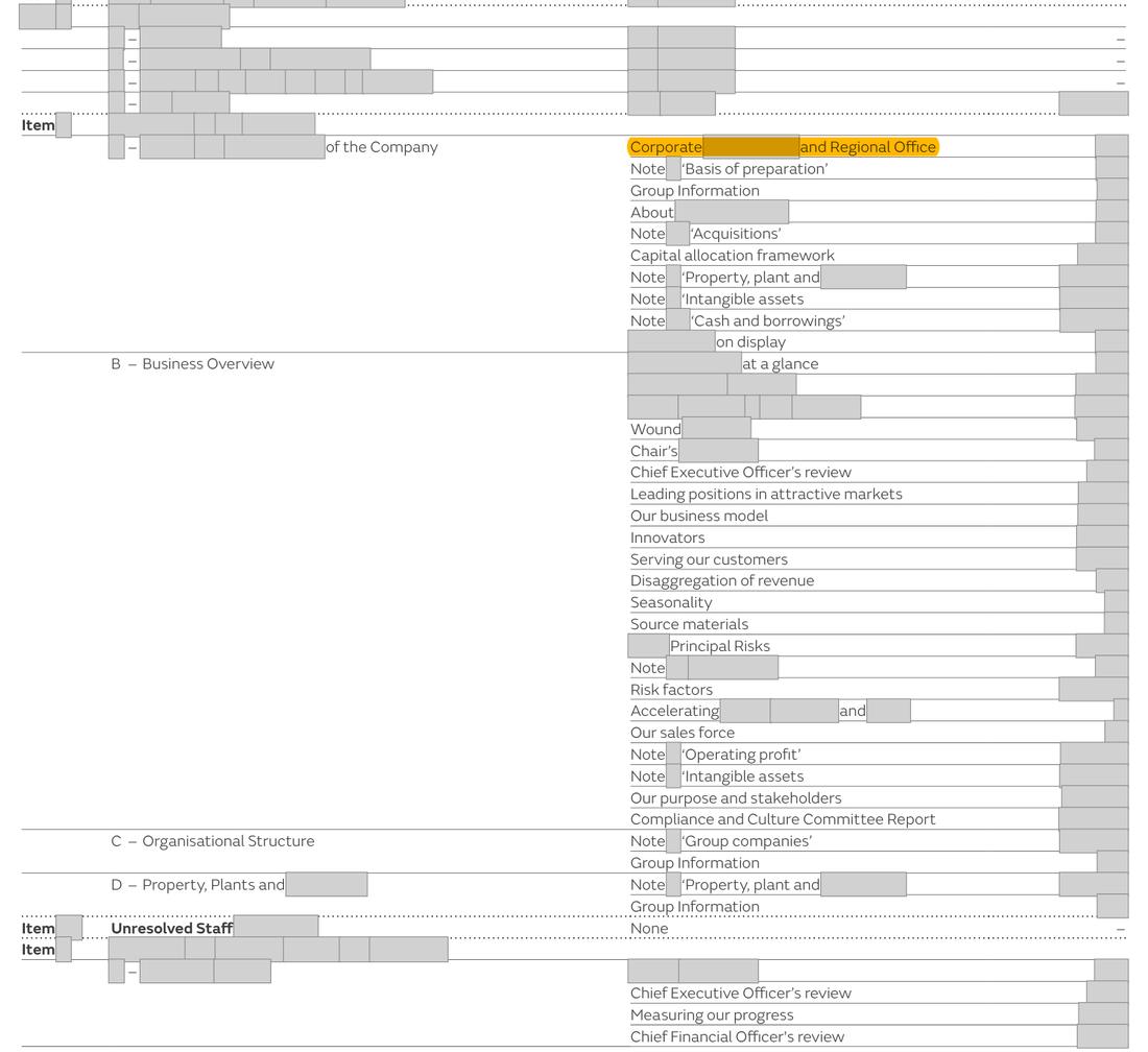 Masked extract from the Annual Report 2025, page 299