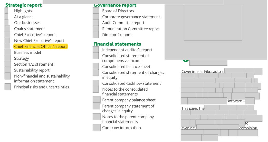 Masked extract from the Annual Report 2025, front matter