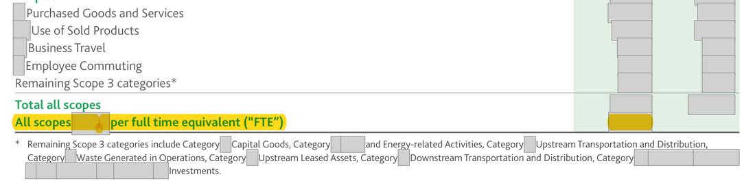Masked extract from the Annual Report 2024, page 40