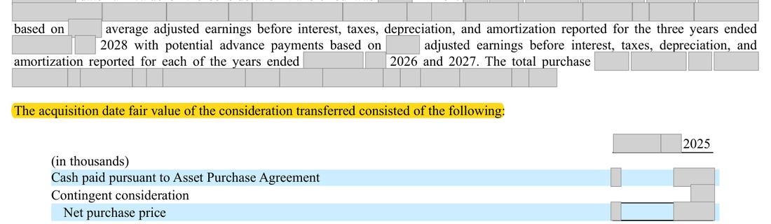 Masked extract: Form 10-K 2025, front matter. Where the disclosure should appear: nothing here