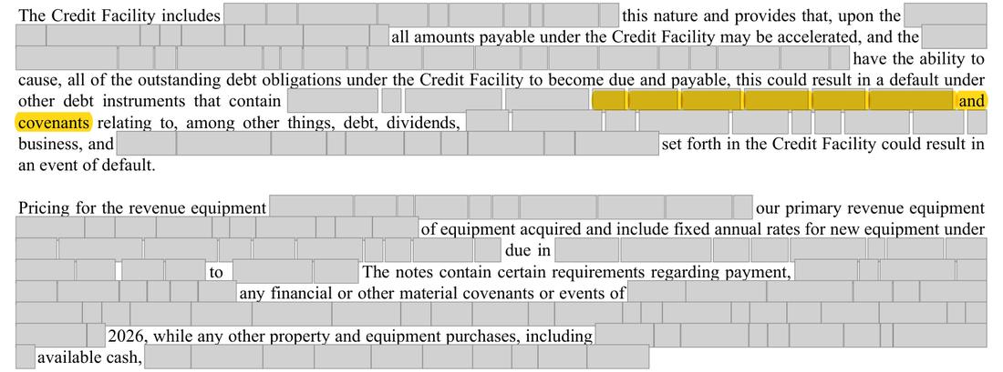 Masked extract: Form 10-K 2025, page 72. Where the disclosure should appear: nothing here