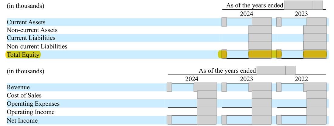 Masked extract: Form 10-K 2024 (prior year), front matter. The prior-year filing