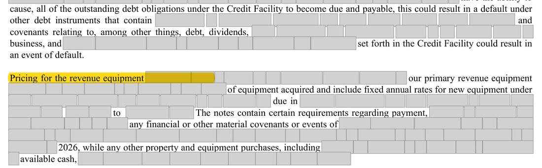 Masked extract: Form 10-K 2025, page 72. Where the disclosure should appear: nothing here
