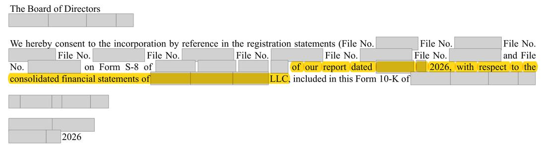 Masked extract: Company document