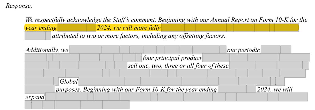 Masked extract: Company document