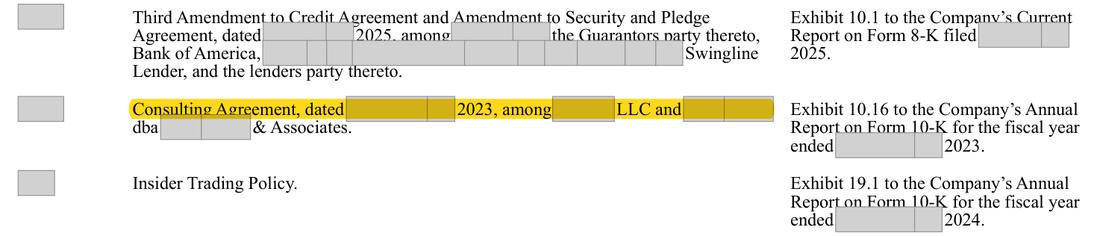 Masked extract: Form 10-K 2025, page 91