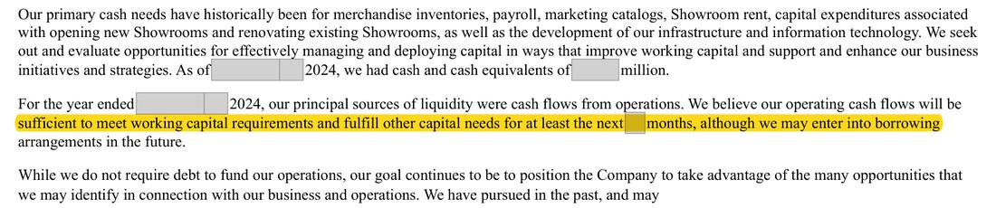 Masked extract: Form 10-K 2024 (prior year), page 51. The prior-year filing