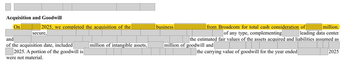 Masked extract: Form 10-K 2025, page 85