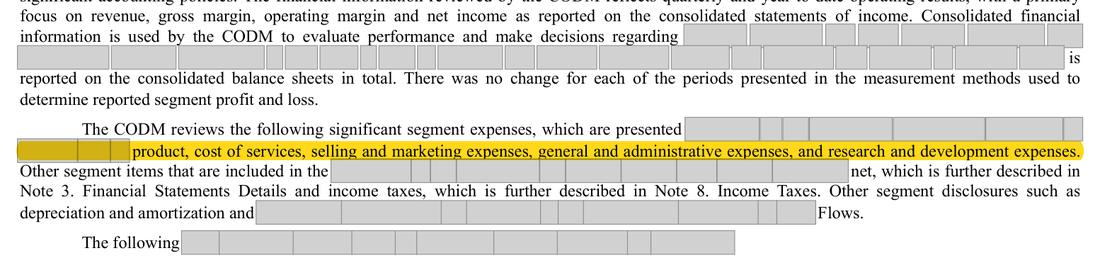 Masked extract: Form 10-K 2024 (prior year), page 101