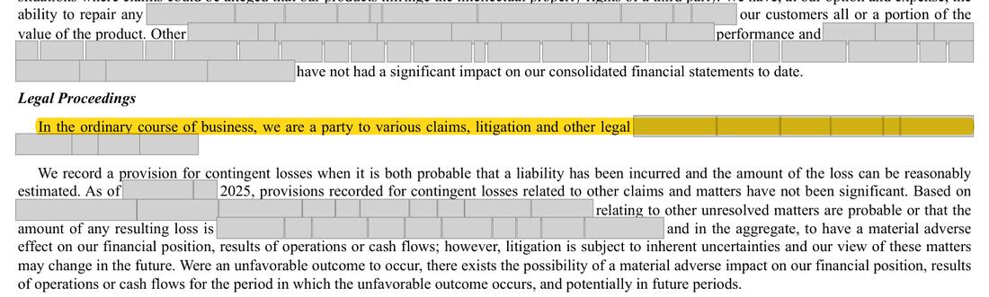 Masked extract: Company document