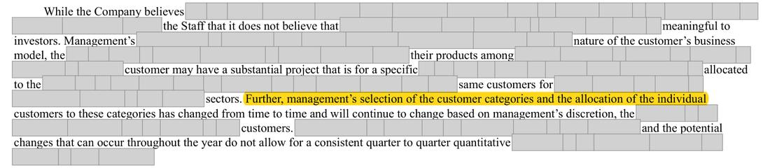 Masked extract: Company document