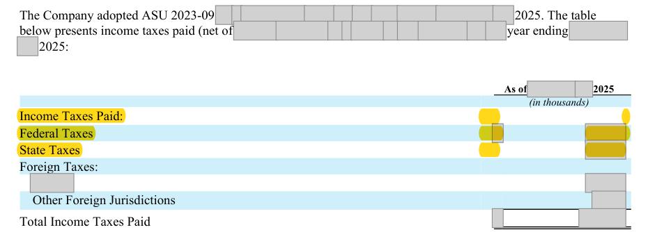 Masked extract: Form 10-K 2025, page 107