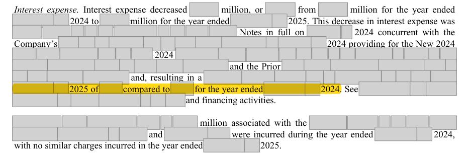 Masked extract: Form 10-K 2025, page 60