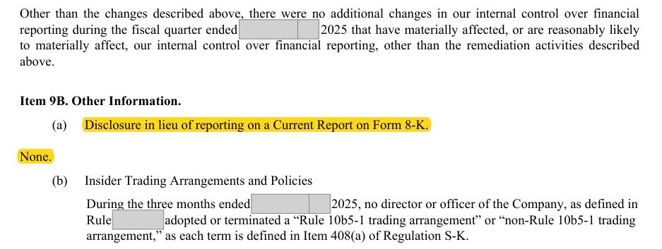 Masked extract: Form 10-K 2025, page 134