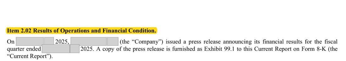 Masked extract: Company document